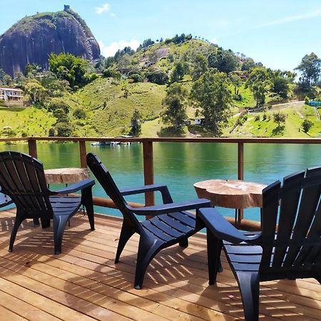 Ecolodge Bahia Del Penon Guatapé エクステリア 写真